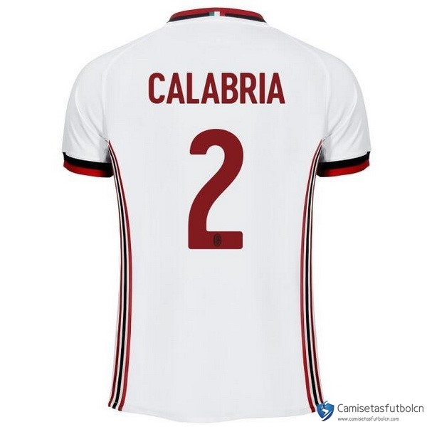 Camiseta Milan Segunda equipo Calabria 2017-18